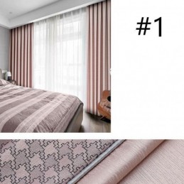 Cortina Para Casa Feita Sob Medida Cortina Estilo Nórdico Cor Sólida