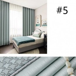 Cortina Para Casa Feita Sob Medida Cortina Estilo Nórdico Cor Sólida