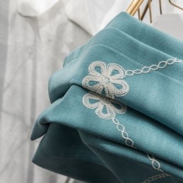 Cortina Moderna Feita Sob Medida Cortina De Algodão Treliça Diamante