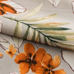 Cortina Moderna Feita Sob Medida Cortina Flores Estampa Casa