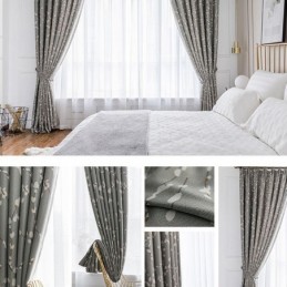 Cortina Moderna Feita Sob Medida Cortina Com Estampa Floral Para Casa