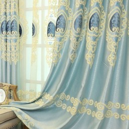 Cortina Moderna Feita Sob Medida Cortina Bordada Decorativa