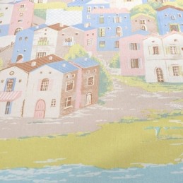 Cortina Nórdica Sob Medida Cortina De Algodão Estampada