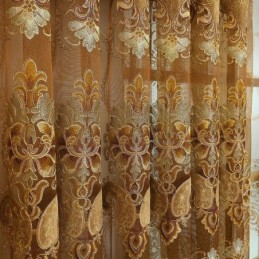 Cortina Moderna Feita Sob Medida Cortina Estilo Europeu Bordado