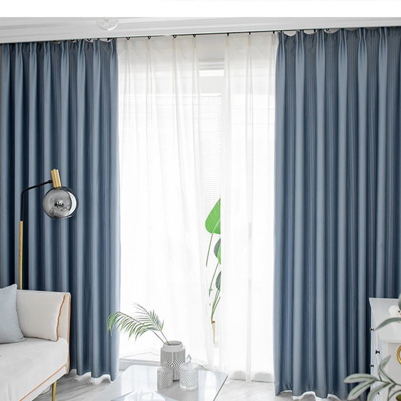 Cortina Para Casa Feita Sob Medida Cortina Estilo Nórdico Cor Sólida