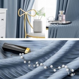 Cortina Para Casa Feita Sob Medida Cortina Estilo Nórdico Cor Sólida