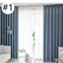 Cortina Para Casa Feita Sob Medida Cortina Estilo Nórdico Cor Sólida