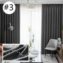 Cortina Para Casa Feita Sob Medida Cortina Estilo Nórdico Cor Sólida