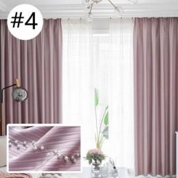 Cortina Para Casa Feita Sob Medida Cortina Estilo Nórdico Cor Sólida