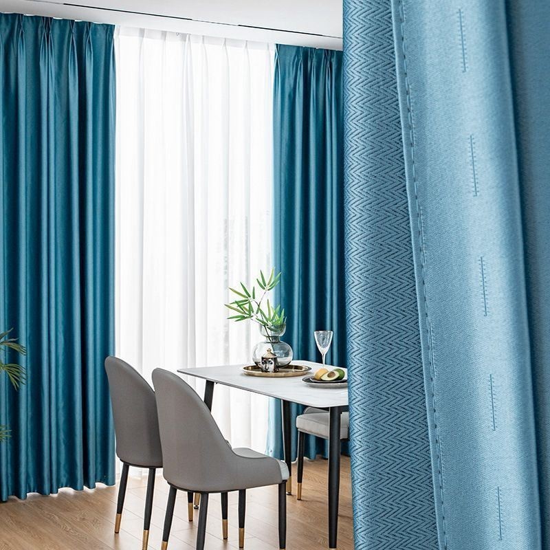 Cortina Para Casa Feita Sob Medida Cortina Estilo Nórdico Cor Sólida