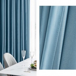 Cortina Para Casa Feita Sob Medida Cortina Estilo Nórdico Cor Sólida