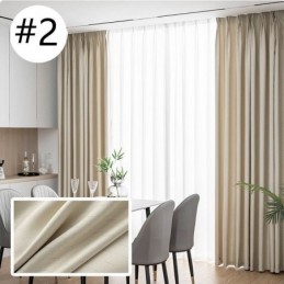 Cortina Para Casa Feita Sob Medida Cortina Estilo Nórdico Cor Sólida