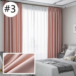 Cortina Para Casa Feita Sob Medida Cortina Estilo Nórdico Cor Sólida