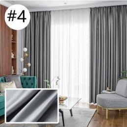 Cortina Para Casa Feita Sob Medida Cortina Estilo Nórdico Cor Sólida