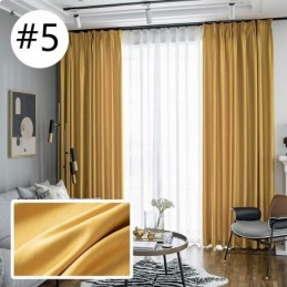 Cortina Para Casa Feita Sob Medida Cortina Estilo Nórdico Cor Sólida