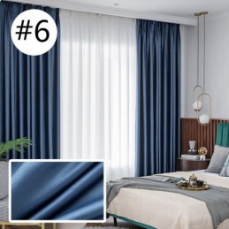 Cortina Para Casa Feita Sob Medida Cortina Estilo Nórdico Cor Sólida