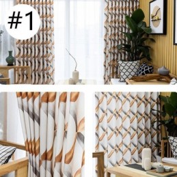 Cortina Moderna Feita Sob Medida Cortina Treliça Estampa Home
