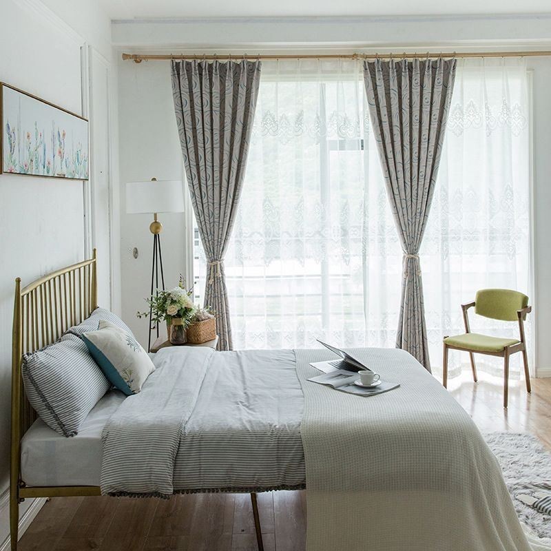 Cortina Moderna Feita Sob Medida Cortina Estampada Home