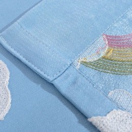 Cortina Blackout Arco-Íris Fofa De Desenho Animado Feita Sob Medida Para Quarto De Criança