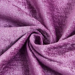 Cortina Estilo Antigo Americano Feita Sob Medida, Tecido Blackout De Chenille Sólido Roxo Para Quarto