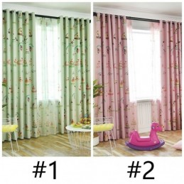 Cortina Com Estampa De Sorvete Linda Feita Sob Medida, Cortinas Blackout Modernas Para Quarto De Criança