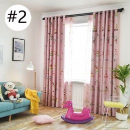 Cortina Com Estampa De Sorvete Linda Feita Sob Medida, Cortinas Blackout Modernas Para Quarto De Criança