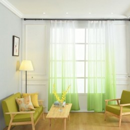 Cortinas De Voile Para Sala De Estar, Respiráveis E Transparentes, Para Designs De Impressão Minimalistas Modernos