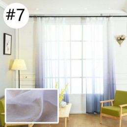Cortinas De Voile Para Sala De Estar, Respiráveis E Transparentes, Para Designs De Impressão Minimalistas Modernos