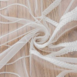 Cortina Transparente Moderna E Simples Feita Sob Medida, Tecido Jacquard Geométrico Para Sala De Estar E Estudo