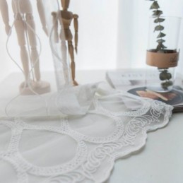 Cortina Transparente Moderna E Simples Feita Sob Medida, Tecido Jacquard Geométrico Para Sala De Estar E Estudo