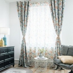 Cortina Transparente Americana Com Estampa De Conchas E Estrelas Do Mar, Feita Sob Medida, Tecido Para Quarto Infantil
