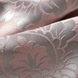 Cortina Rural Europeia Sob Medida, Tecido Blackout Para Quarto, Jacquard Rosa