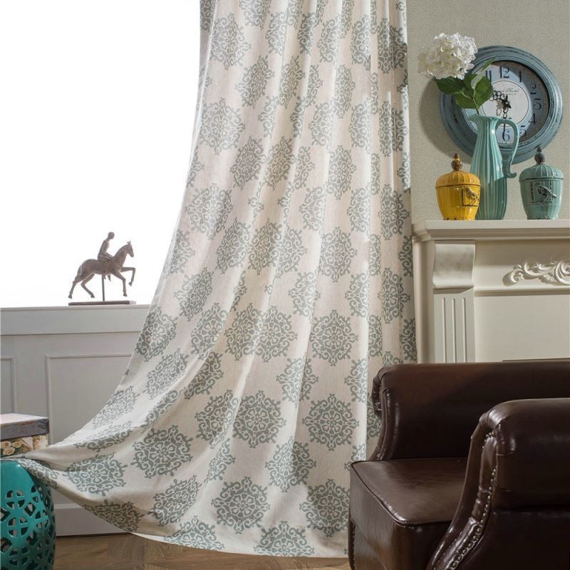 Cortina Japonesa Simples Feita Sob Medida, Cortina Europeia Com Estampa Floral, Tecido Macio E Versátil