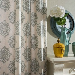 Cortina Japonesa Simples Feita Sob Medida, Cortina Europeia Com Estampa Floral, Tecido Macio E Versátil