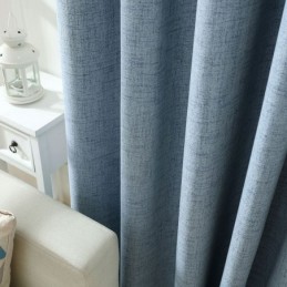 Cortina Moderna Simples Feita Sob Medida, Tecido Blackout Sólido À Prova D'Água Para Sala De Estar E Escritório