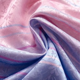 Cortinas Modernas De Jacquard Com Listras Coloridas Em Degradê Feitas Sob Medida Para Quarto De Menina