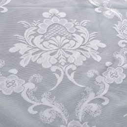 Cortina Simples E Clássica Feita Sob Medida, Tecido Jacquard Com Flores Europeias Para Sala De Estar E Quarto