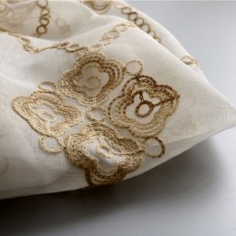 Cortinas Nórdicas Transparentes Com Padrão De Diamante Para Janela Para Sala De Estar E Quarto