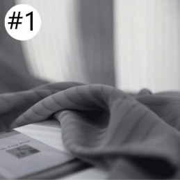 Cortinas Transparentes Listradas, Decoração Para Casa, Cortina De Tule Moderna, Feita Sob Medida, Para Sala De Estar