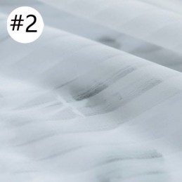 Cortinas Transparentes Listradas, Decoração Para Casa, Cortina De Tule Moderna, Feita Sob Medida, Para Sala De Estar