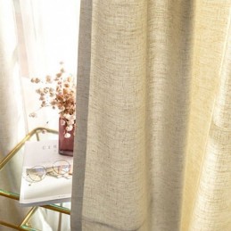 Cortinas De Linho Para Hotel, Quarto, Texturizadas, Blackout, Lisas, Feitas Sob Medida