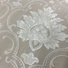 Cortina Transparente Floral Moderna Feita Sob Medida Para Sala De Estar E Quarto