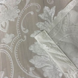 Cortina Transparente Floral Moderna Feita Sob Medida Para Sala De Estar E Quarto