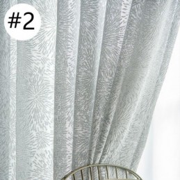 Cortinas Nórdicas De Tule Transparente, Elegante Cortina De Voile Branco, Feita Sob Medida, Painel Para Sala De Estar, Uma
