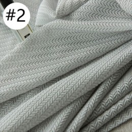 Cortina De Tule Branco De Luxo Feita Sob Medida Para Sala De Estar, Quarto, Janela, Jacquard Transparente