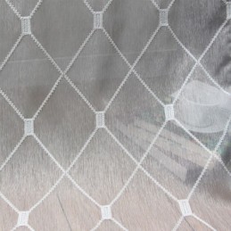Cortinas Transparentes Com Padrão Geométrico Para Sala De Estar E Quarto