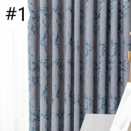Cortinas Jacquard De Luxo Blackout Para Sala De Estar E Quarto