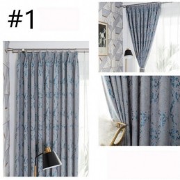 Cortinas Jacquard De Luxo Blackout Para Sala De Estar E Quarto