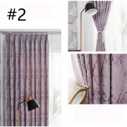 Cortinas Jacquard De Luxo Blackout Para Sala De Estar E Quarto