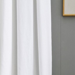 Cortinas De Tule Branco Para Quarto, Cortinas De Voile Transparente, Cor Sólida